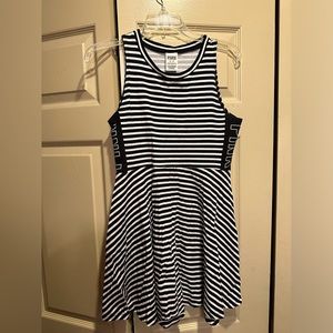Victoria’s Secret Pink Black and White Striped Dress